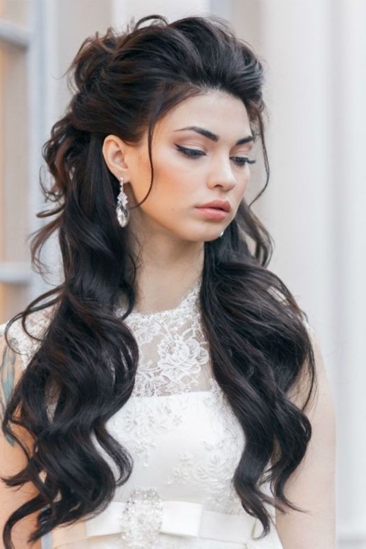 wedding-hairstyles-2017-70 81+ Beautiful Wedding Hairstyles for Elegant Brides in 2021