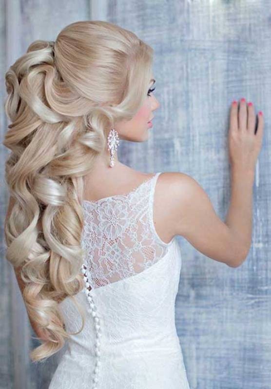 wedding-hairstyles-2017-85 81+ Beautiful Wedding Hairstyles for Elegant Brides in 2021