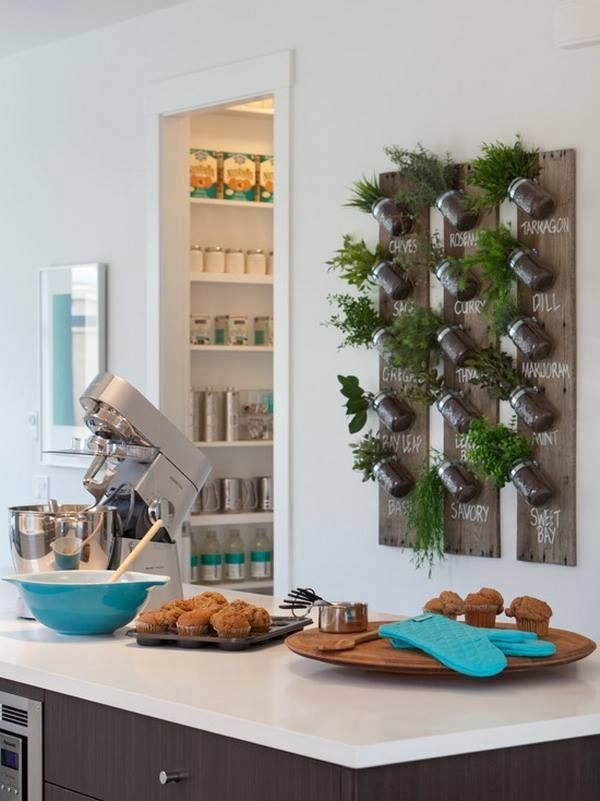 Great Ways to Make Your Dream Green Kitchen 11 30 Awesome Indoor Garden Planting Projects To Start In The New Year 19 Great Ways to Make Your Dream Green Kitchen - 9