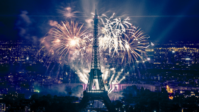 Eiffel Tower Fireworks New YearsEveinParis New Year around the World.. One Event, Various Traditions - 8 scariest bridges