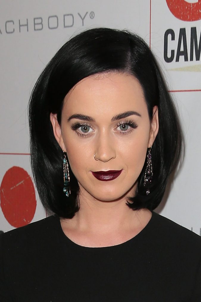 16 Celebrity Hottest Hair Trends for Summer 27 Goth brown dark brunette hair katy perry 16 Celebrity Hottest Hair Trends for Summer - 27