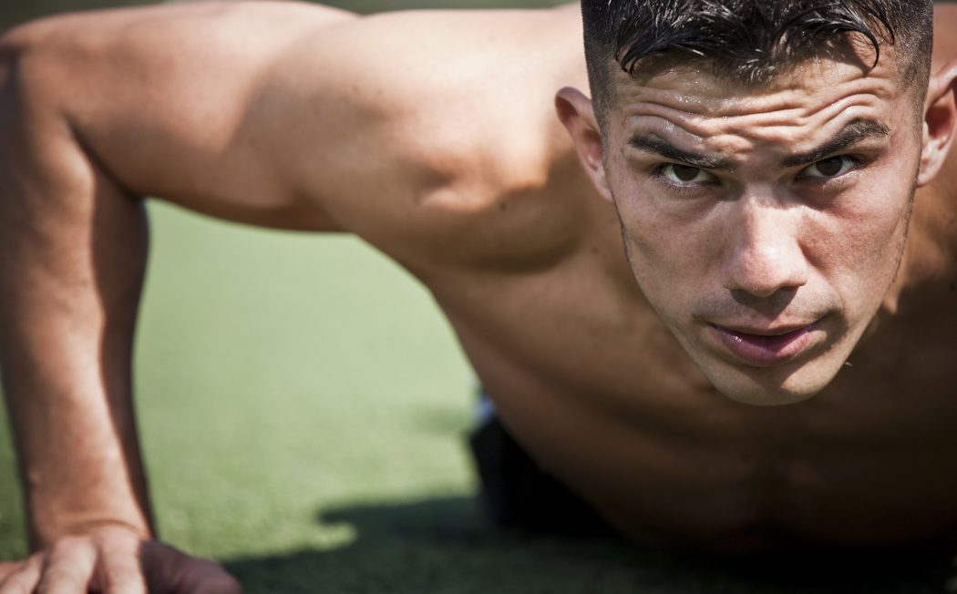 Intense Athlete Workout Pushup 6 Main Testosterone Benefits For Athletic Performance - 8