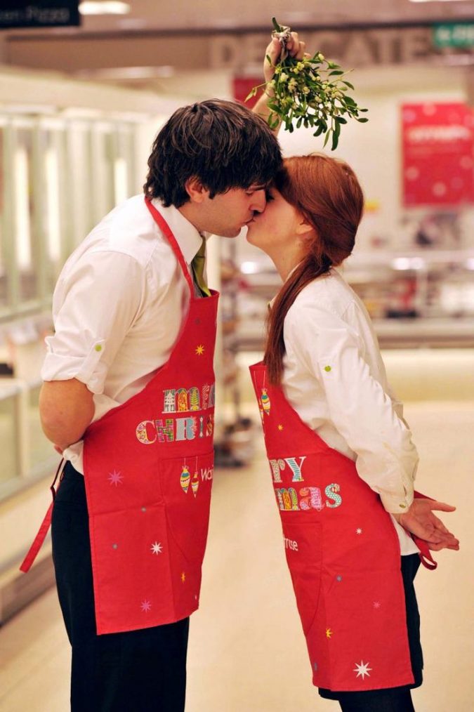 New Year around the World.. One Event, Various Traditions 25 Kiss beneath mistletoe New Year around the World.. One Event, Various Traditions - 25