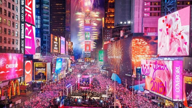 Times Square ball drop 2017 New Year around the World.. One Event, Various Traditions - 15