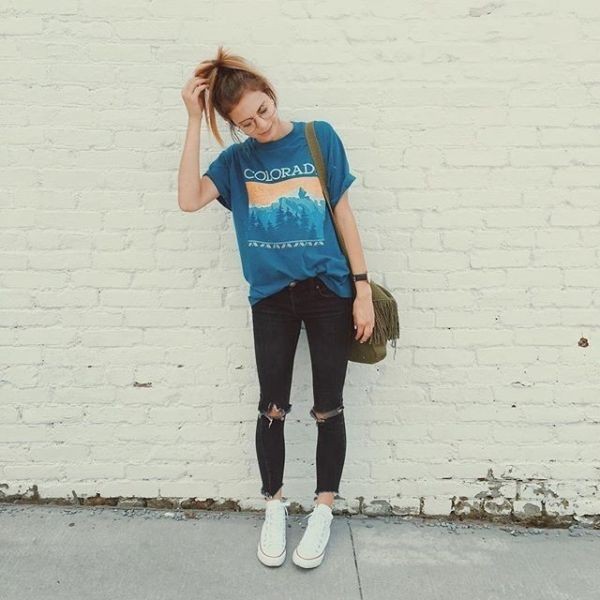 10+ Coolest Back-to-School Outfit Ideas This Year 199 catchy tees for school 21 10+ Coolest Back-to-School Outfit Ideas This Year - 199