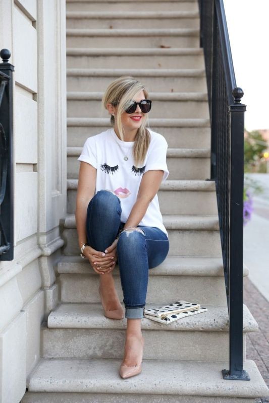 10+ Coolest Back-to-School Outfit Ideas This Year 182 catchy tees for school 4 10+ Coolest Back-to-School Outfit Ideas This Year - 182