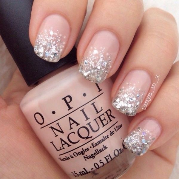 glitter nail art ideas 104 89+ Glitter Nail Art Designs for Shiny & Sparkly Nails - 106
