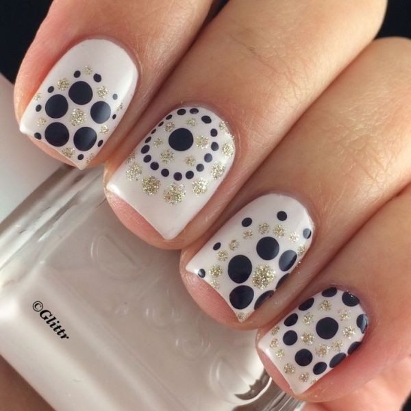 glitter nail art ideas 107 89+ Glitter Nail Art Designs for Shiny & Sparkly Nails - 109