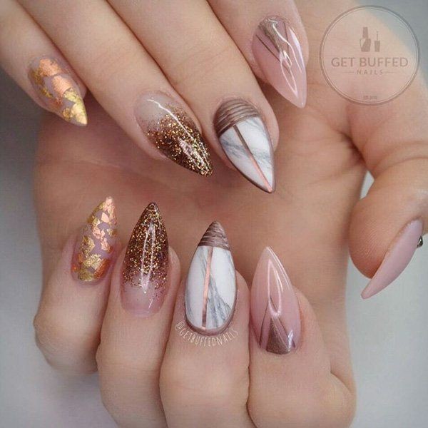 glitter-nail-art-ideas-117 89+ Glitter Nail Art Designs for Shiny & Sparkly Nails
