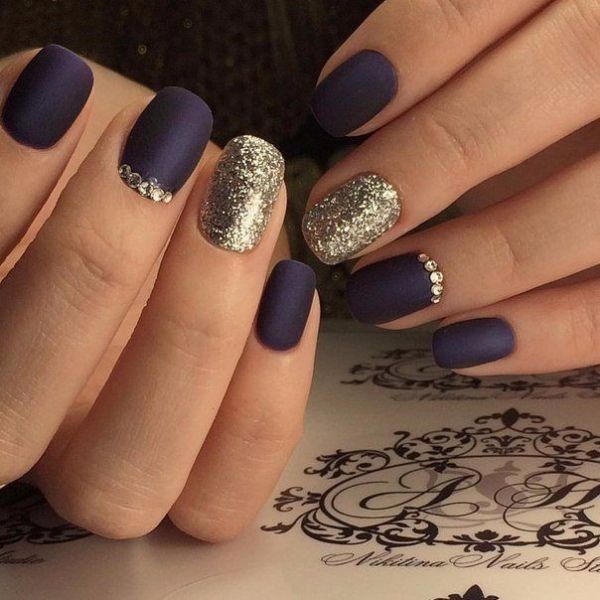 glitter nail art ideas 120 89+ Glitter Nail Art Designs for Shiny & Sparkly Nails - 122