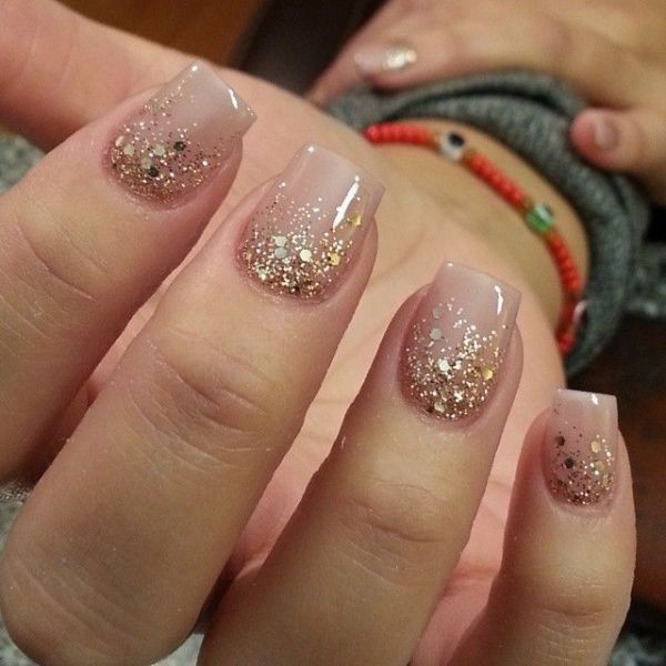 glitter-nail-art-ideas-122 89+ Glitter Nail Art Designs for Shiny & Sparkly Nails