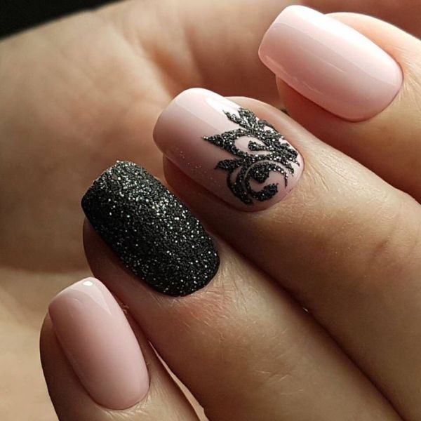glitter nail art ideas 127 89+ Glitter Nail Art Designs for Shiny & Sparkly Nails - 129
