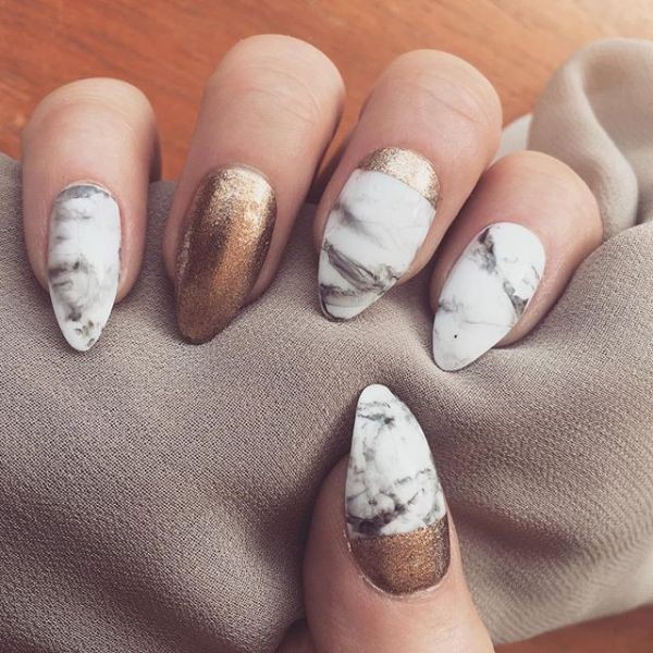 glitter nail art ideas 134 89+ Glitter Nail Art Designs for Shiny & Sparkly Nails - 136