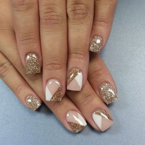 glitter nail art ideas 136 89+ Glitter Nail Art Designs for Shiny & Sparkly Nails - 138