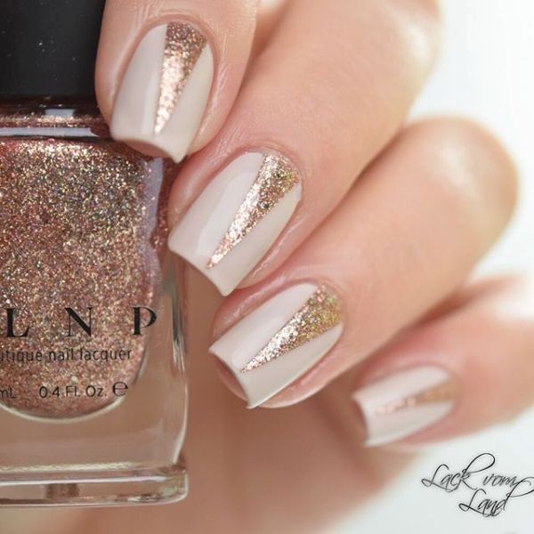 glitter nail art ideas 146 89+ Glitter Nail Art Designs for Shiny & Sparkly Nails - 148