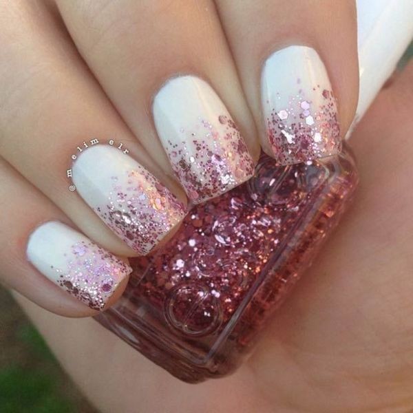 glitter nail art ideas 149 89+ Glitter Nail Art Designs for Shiny & Sparkly Nails - 151
