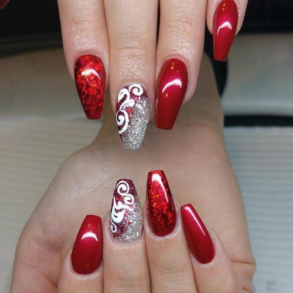 glitter nail art ideas 156 89+ Glitter Nail Art Designs for Shiny & Sparkly Nails - 158