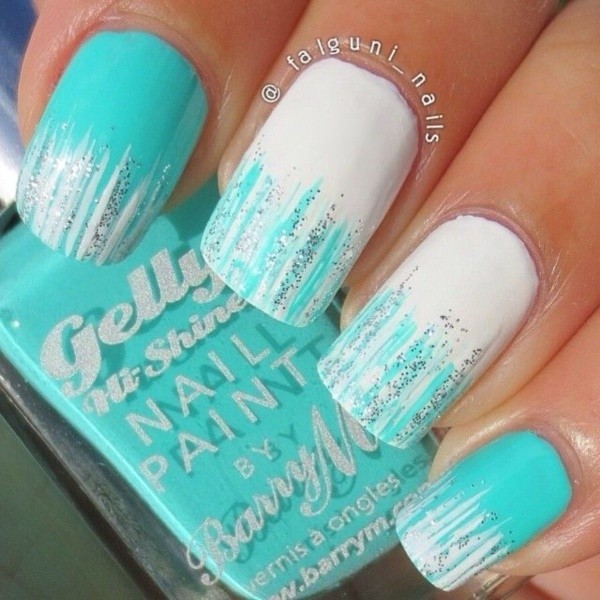 glitter nail art ideas 159 89+ Glitter Nail Art Designs for Shiny & Sparkly Nails - 161