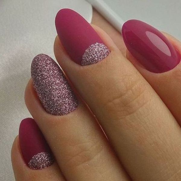 glitter-nail-art-ideas-163 89+ Glitter Nail Art Designs for Shiny & Sparkly Nails