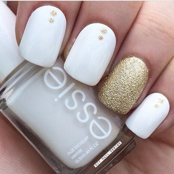 glitter nail art ideas 164 89+ Glitter Nail Art Designs for Shiny & Sparkly Nails - 166