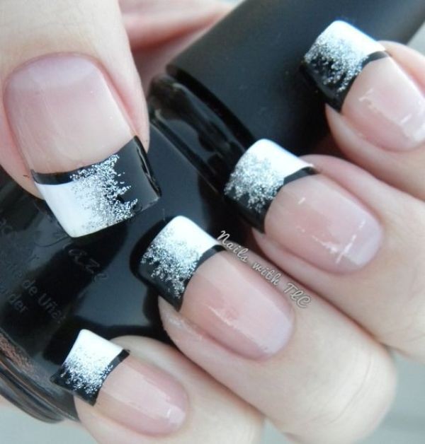 +60 Hottest Nail Design Ideas for Your Graduation 4 glitter nail art ideas 168 +60 Hottest Nail Design Ideas for Your Graduation - 4