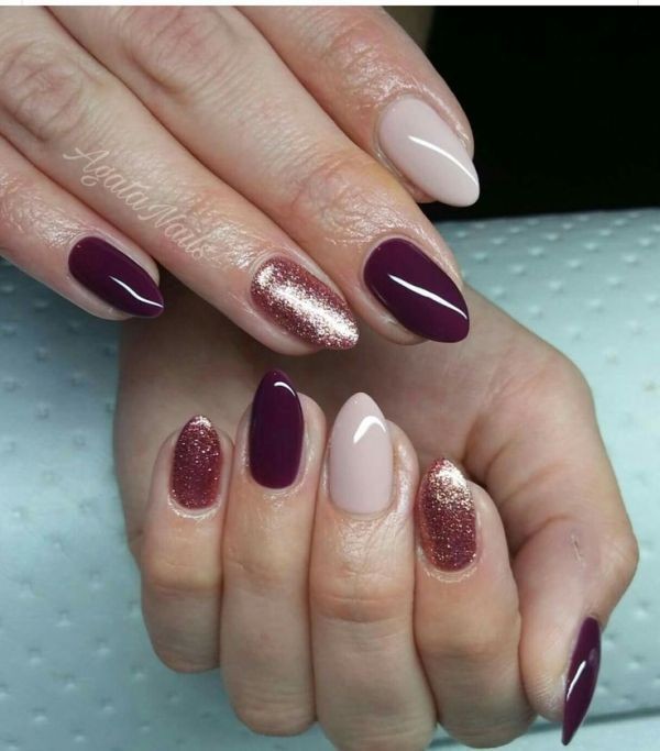 glitter nail art ideas 174 89+ Glitter Nail Art Designs for Shiny & Sparkly Nails - 176