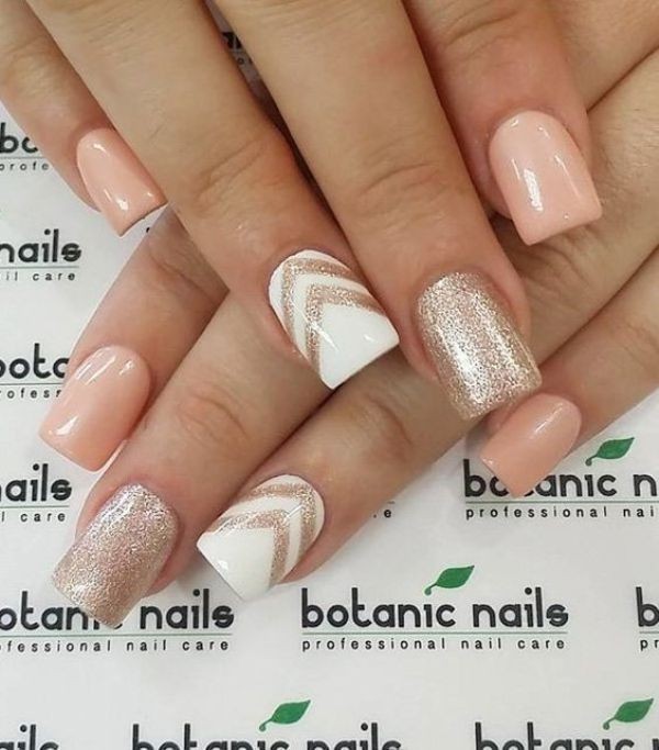 glitter nail art ideas 175 89+ Glitter Nail Art Designs for Shiny & Sparkly Nails - 177