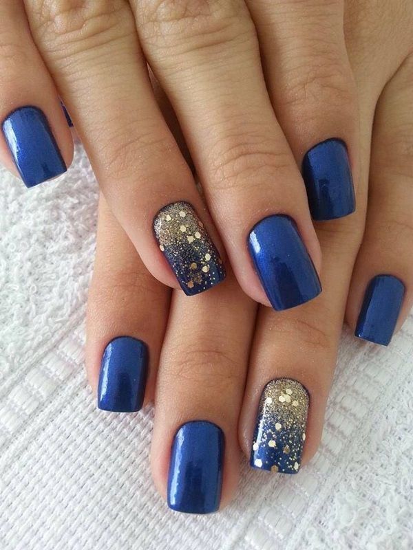 glitter nail art ideas 187 89+ Glitter Nail Art Designs for Shiny & Sparkly Nails - 189