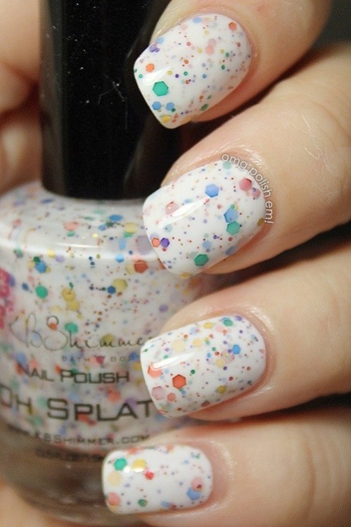 glitter nail art ideas 26 89+ Glitter Nail Art Designs for Shiny & Sparkly Nails - 28