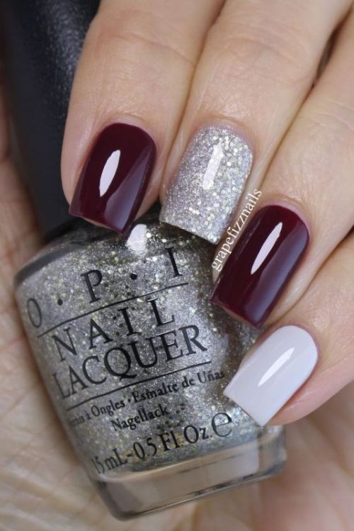 glitter nail art ideas 28 89+ Glitter Nail Art Designs for Shiny & Sparkly Nails - 30
