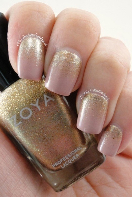 glitter nail art ideas 33 89+ Glitter Nail Art Designs for Shiny & Sparkly Nails - 35