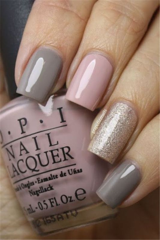 glitter nail art ideas 39 89+ Glitter Nail Art Designs for Shiny & Sparkly Nails - 41