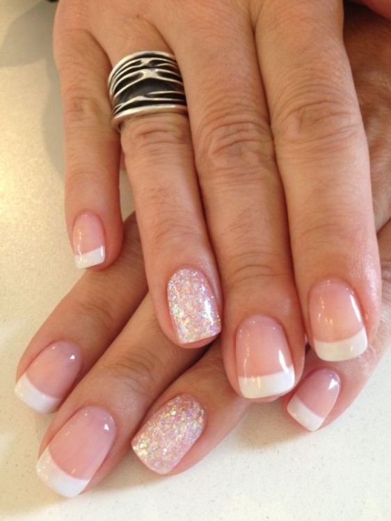 glitter nail art ideas 62 89+ Glitter Nail Art Designs for Shiny & Sparkly Nails - 64