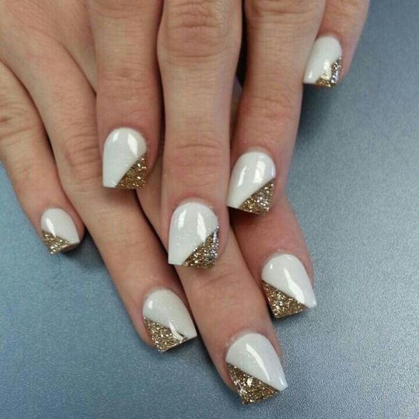 glitter nail art ideas 79 89+ Glitter Nail Art Designs for Shiny & Sparkly Nails - 81