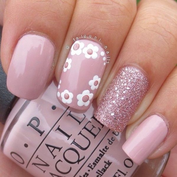 glitter nail art ideas 80 89+ Glitter Nail Art Designs for Shiny & Sparkly Nails - 82