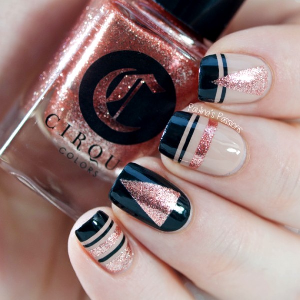 glitter nail art ideas 86 89+ Glitter Nail Art Designs for Shiny & Sparkly Nails - 88
