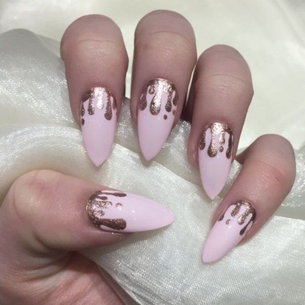 glitter nail art ideas 87 89+ Glitter Nail Art Designs for Shiny & Sparkly Nails - 89