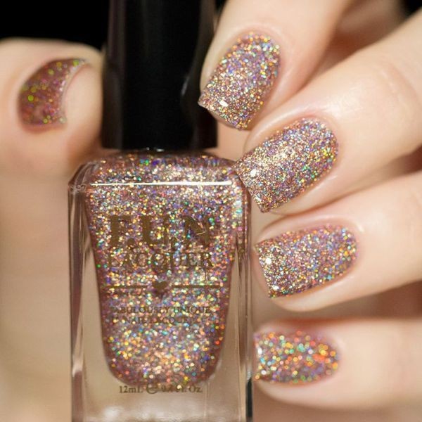 glitter-nail-art-ideas-91 89+ Glitter Nail Art Designs for Shiny & Sparkly Nails