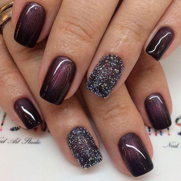 glitter nail art ideas 92 89+ Glitter Nail Art Designs for Shiny & Sparkly Nails - 94
