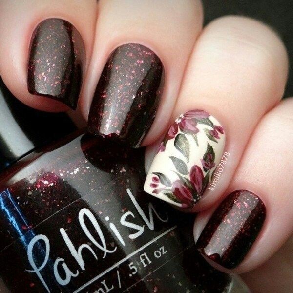 glitter nail art ideas 93 89+ Glitter Nail Art Designs for Shiny & Sparkly Nails - 95