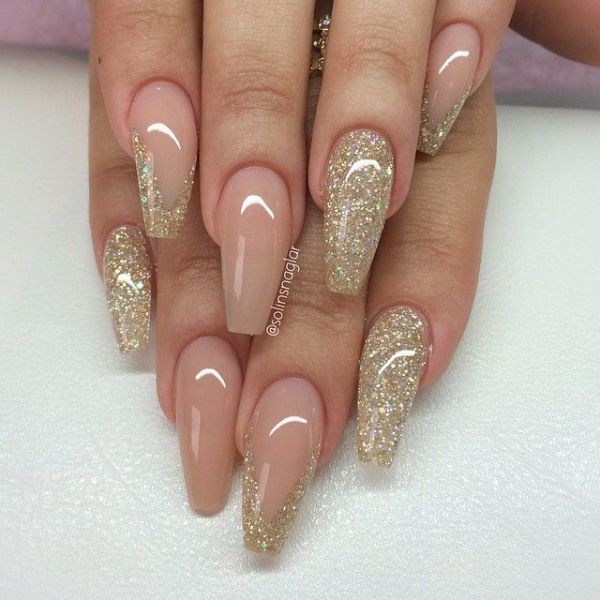 glitter nail art ideas 97 89+ Glitter Nail Art Designs for Shiny & Sparkly Nails - 99