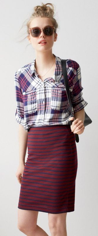 10+ Coolest Back-to-School Outfit Ideas This Year 87 mixed prints for school 10+ Coolest Back-to-School Outfit Ideas This Year - 87