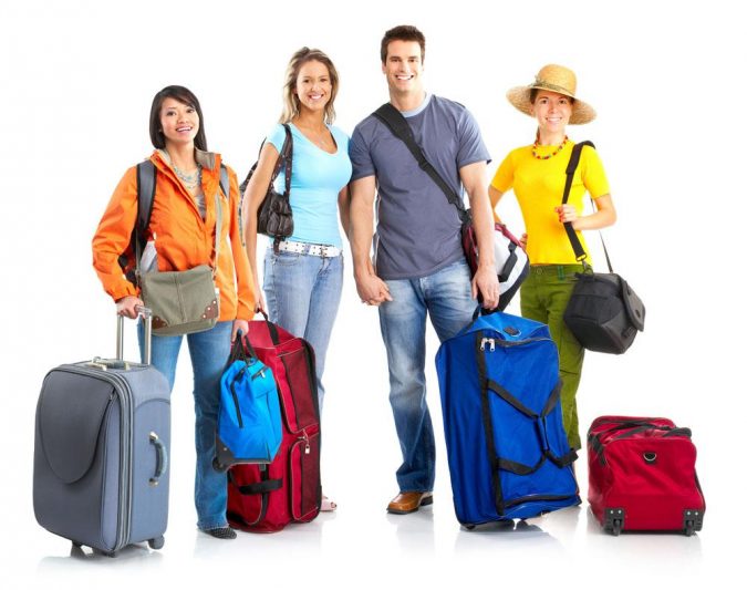 New Year around the World.. One Event, Various Traditions 2 people with suitcases New Year around the World.. One Event, Various Traditions - 2