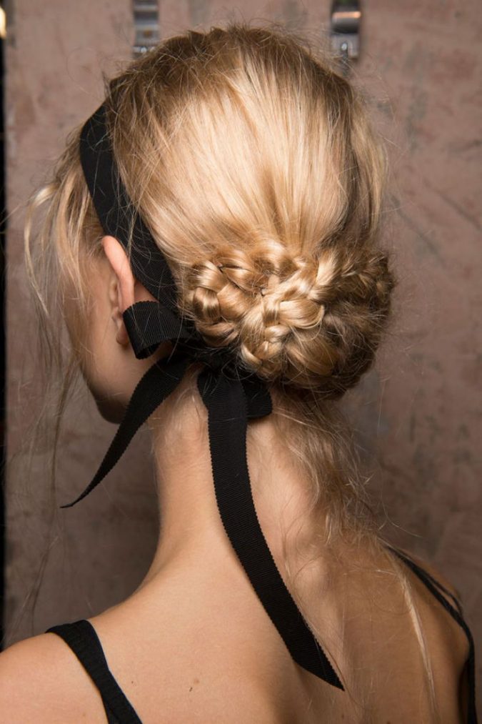 16 Celebrity Hottest Hair Trends for Summer 9 ribbon erdem london fashion weeks 16 Celebrity Hottest Hair Trends for Summer - 9