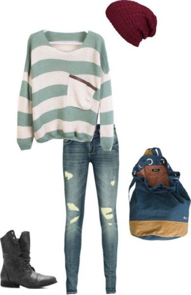 school outfit ideas 11 Trendy Fabulous School Outfit Ideas for Teenage Girls - 13