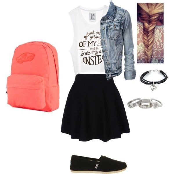 school outfit ideas 135 Trendy Fabulous School Outfit Ideas for Teenage Girls - 136