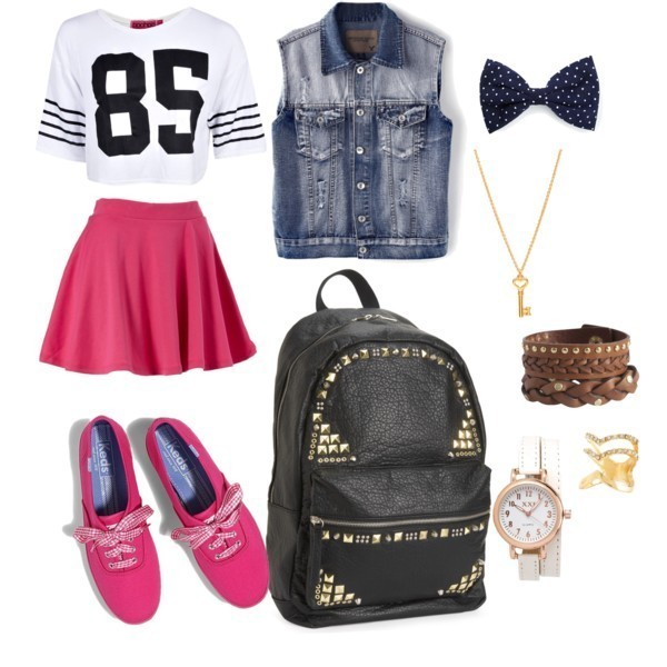 school-outfit-ideas-148 Fabulous School Outfit Ideas for Teenage Girls 2020