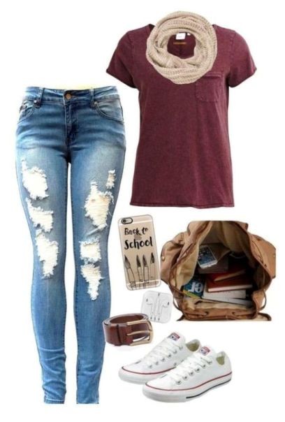 school-outfit-ideas-28 Fabulous School Outfit Ideas for Teenage Girls 2022 - 2023