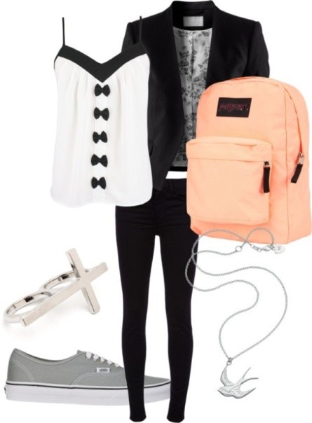 school-outfit-ideas-53 Fabulous School Outfit Ideas for Teenage Girls 2022 - 2023
