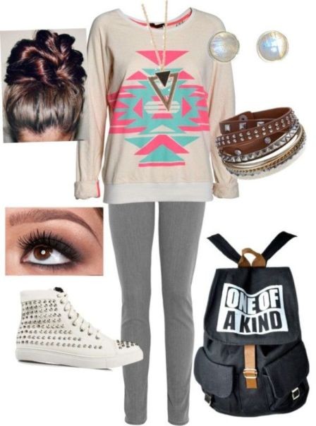 school-outfit-ideas-55 Fabulous School Outfit Ideas for Teenage Girls 2022 - 2023